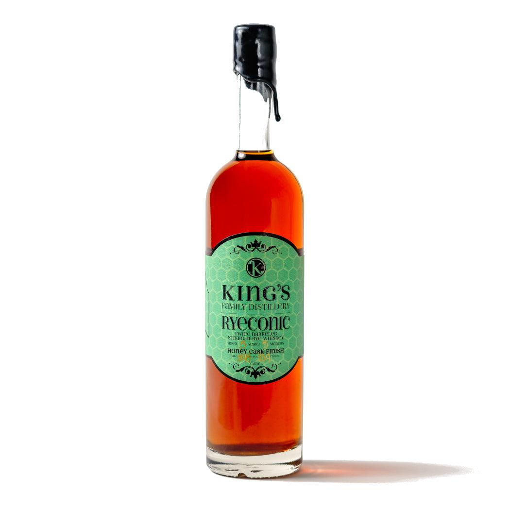King's Family Distillery 6 Years Old RyeConic Double Oaked Rye Whiskey Honey Finish | Free Shipping on orders $400+