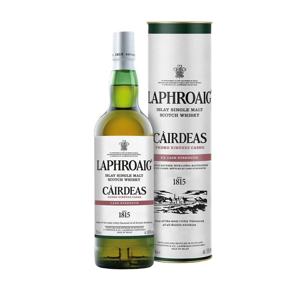 Laphroaig Cairdeas Pedro Ximinez Cask Strength Islay Single Malt Scotch Whisky | Free Shipping on orders $400+