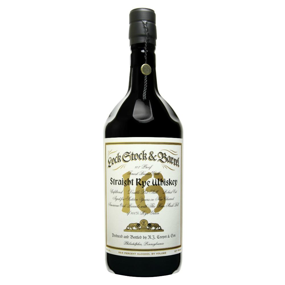 Lock Stock & Barrel 16 Year Straight Rye Whiskey | Free Shipping on orders $400+