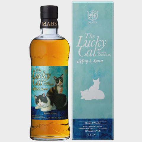 Mars Shinshu Distillery "The Lucky Cat Double Individuals May & Luna" Blended Whisky | Free Shipping on orders $400+