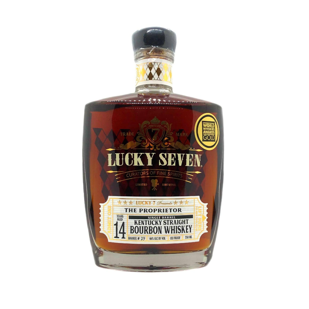 Lucky Seven Spirits 14 Years Old The Proprietor "R/Bourbon" Single Barrel Kentucky Straight Bourbon Whiskey | Free Shipping on orders $400+