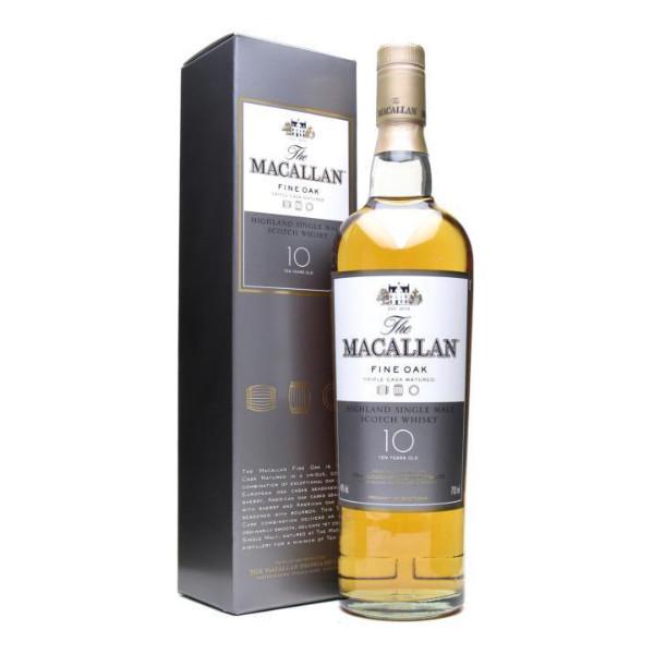Macallan 10 Year Old Fine Oak Single Malt Scotch Whisky | Free Shipping on orders $400+