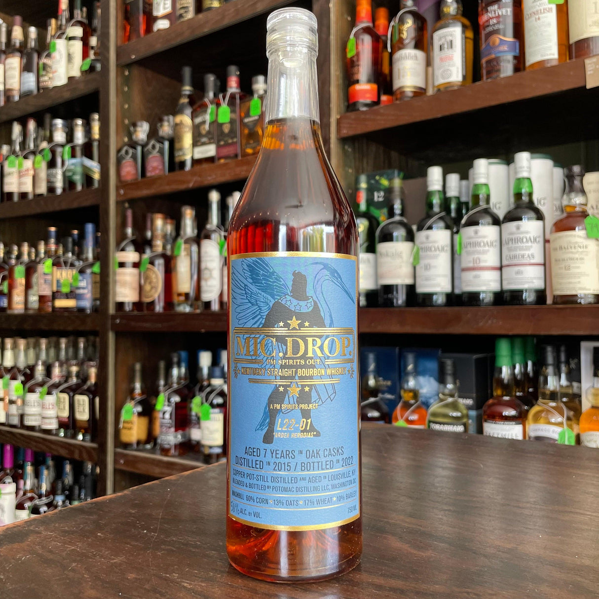 MIC.DROP. 7 Years Kentucky Straight Bourbon Whiskey | Free Shipping on orders $400+