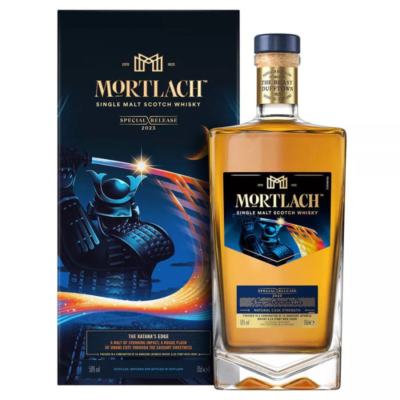 Mortlach "The Katana's Edge" Special Release 2023 Single Malt Scotch Whisky | Free Shipping on orders $400+