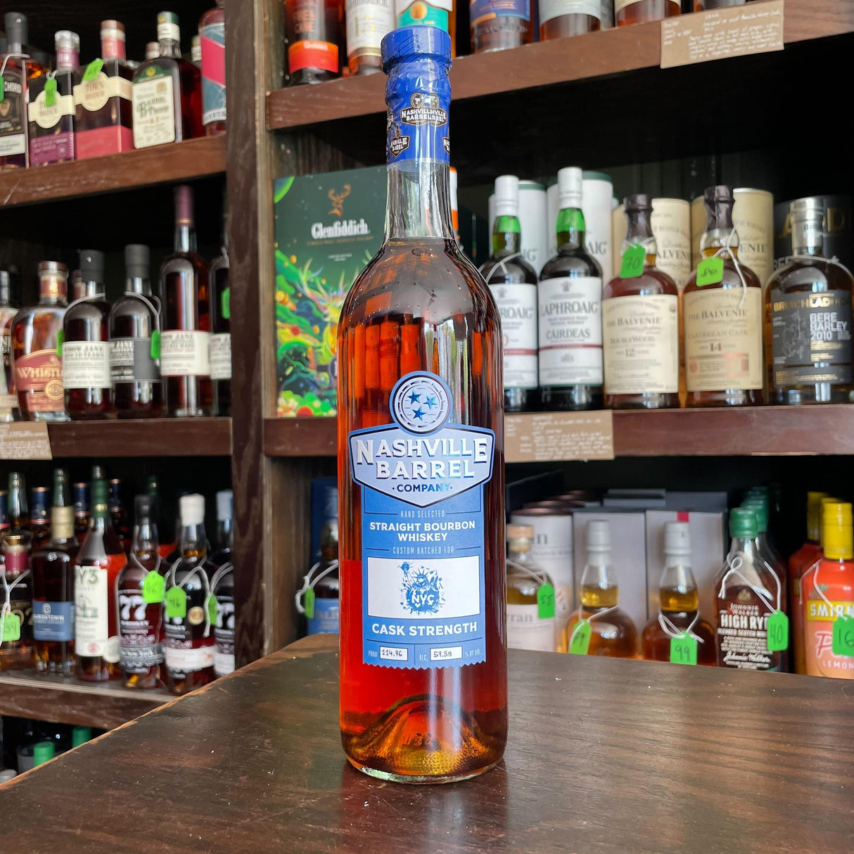Nashville Barrel Company "NYC" Cask Strength Straight Bourbon Whiskey | Free Shipping on orders $400+