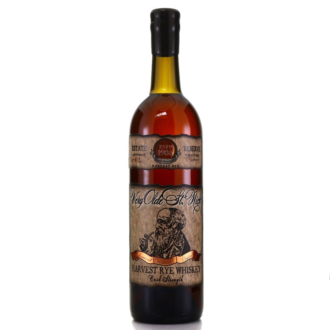 Very Old St.Nick Estate Reserve Harvest Rye Cask Strength Whiskey | Free Shipping on orders $400+