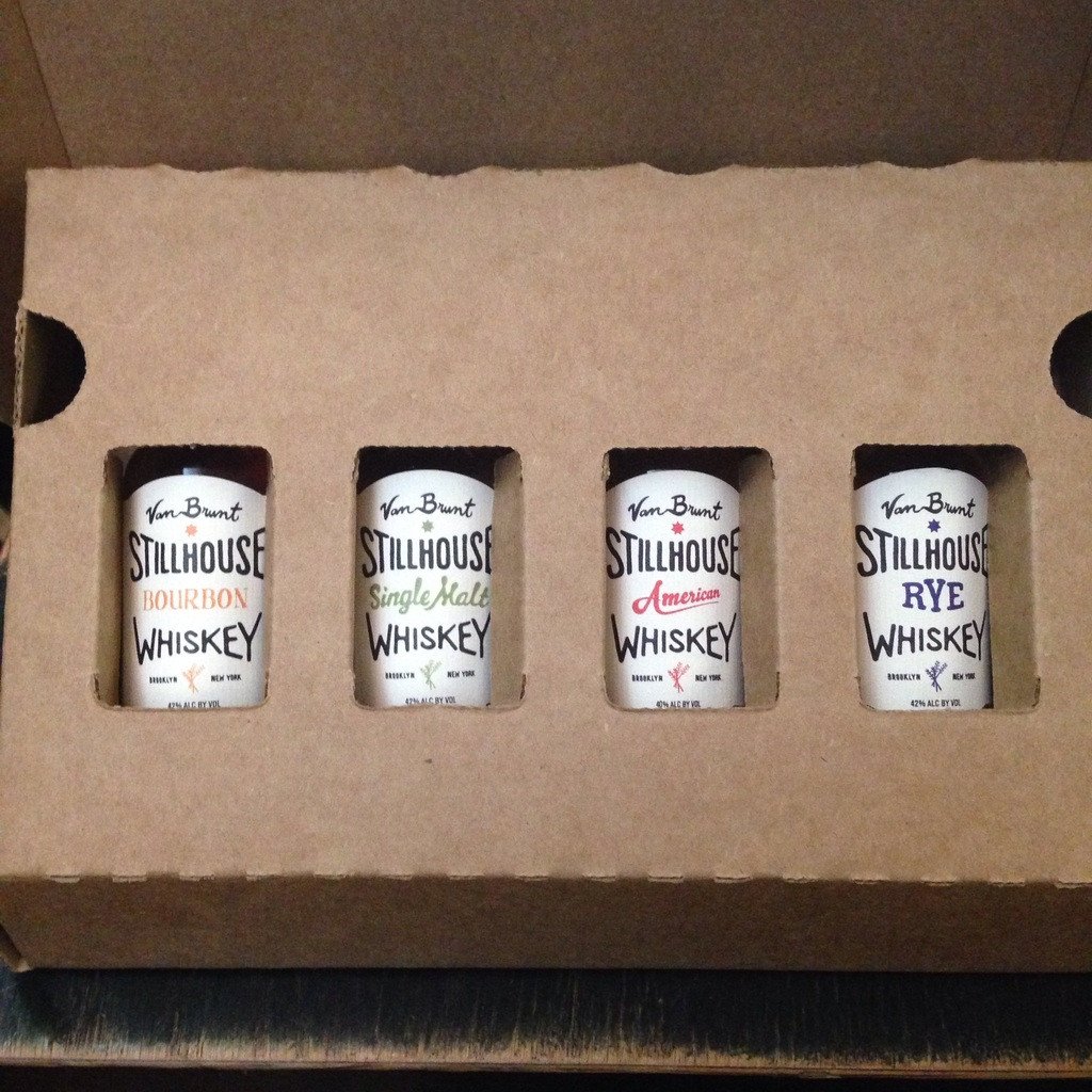 Van Brunt Stillhouse Whiskey 4 Pack 50ml Gift Set | Free Shipping on orders $400+