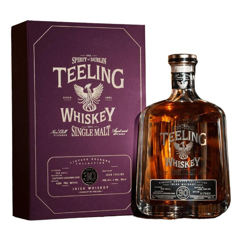 Teeling 30 Years Old Single Malt Irish Whiskey | Free Shipping on orders $400+