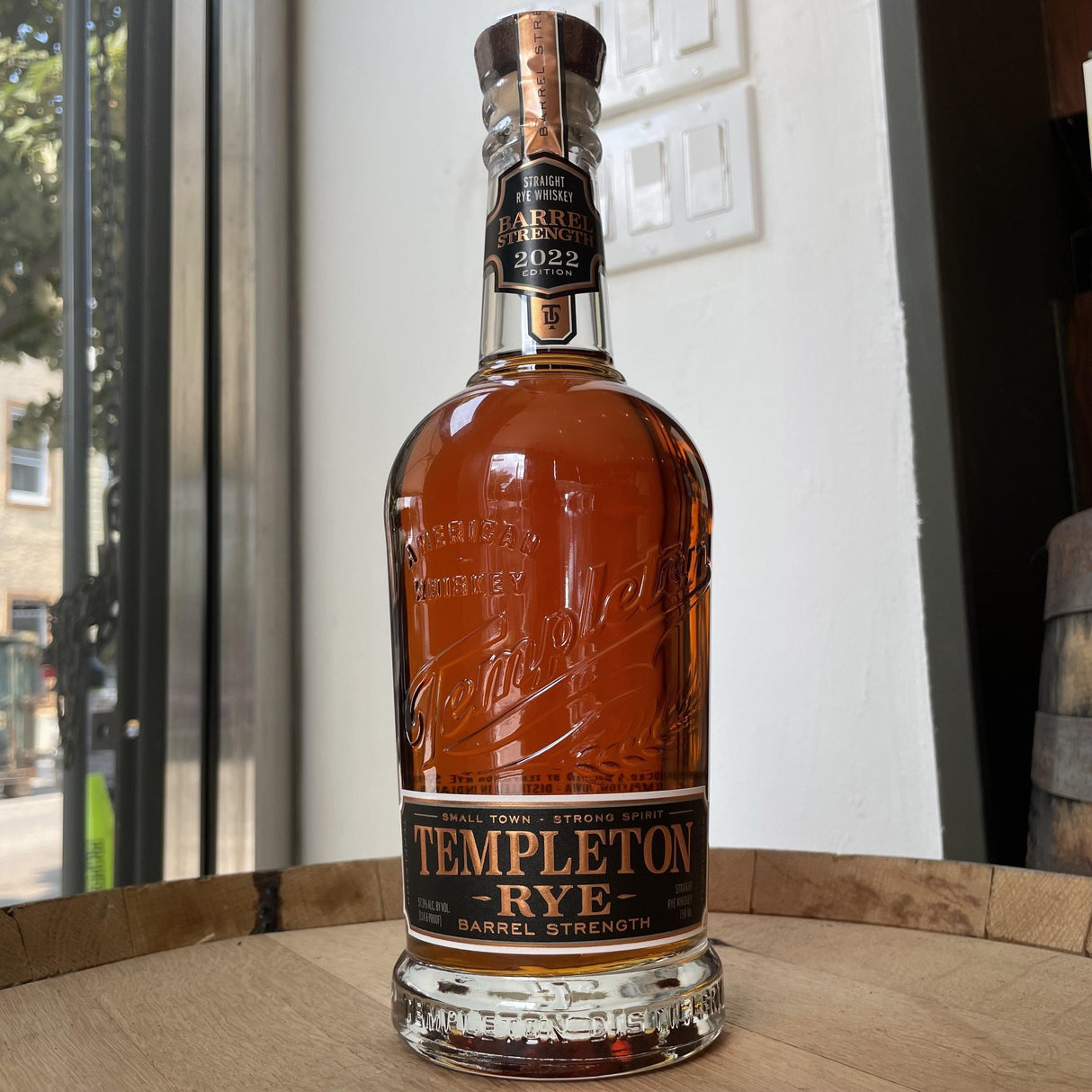 Templeton Barrel Strength Straight Rye Whiskey "2022 Edition" | Free Shipping on orders $400+