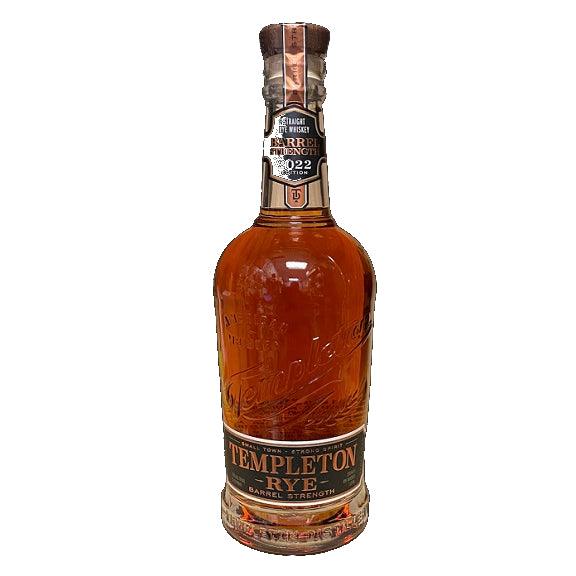 Templeton Barrel Strength Straight Rye Whiskey "2022 Edition" | Free Shipping on orders $400+