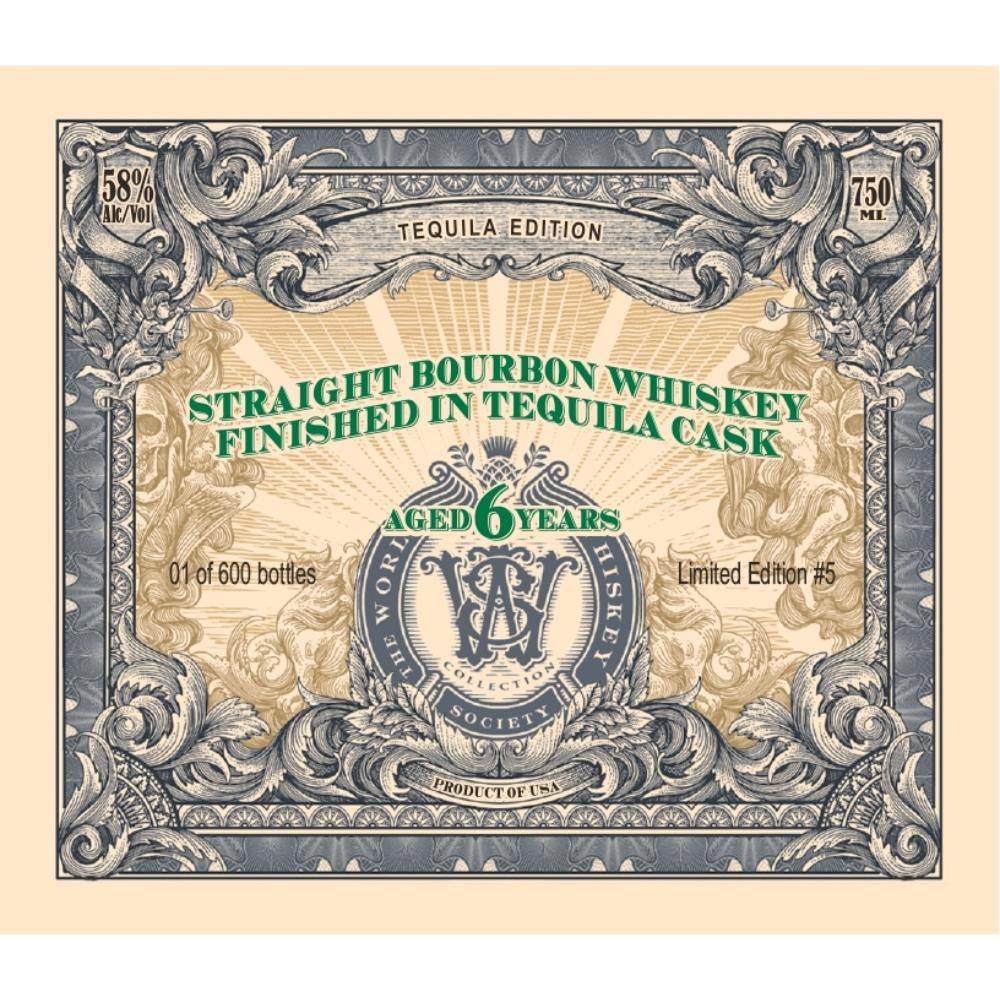 World Whiskey Society 6 Years Straight Bourbon Whiskey Finished in Tequila Cask | Free Shipping on orders $400+