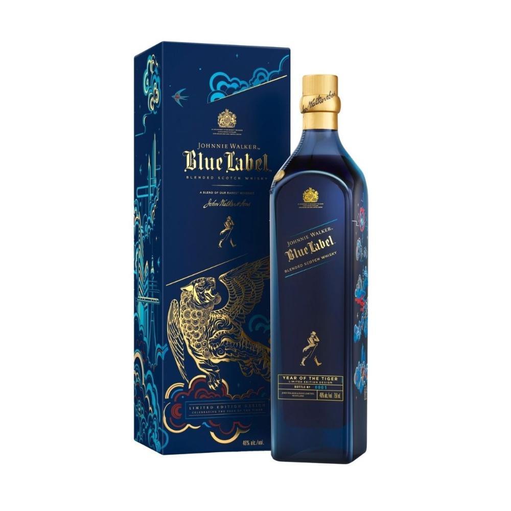 Johnnie Walker Blue Label Year of Tiger Scotch Whisky | Free Shipping on orders $400+