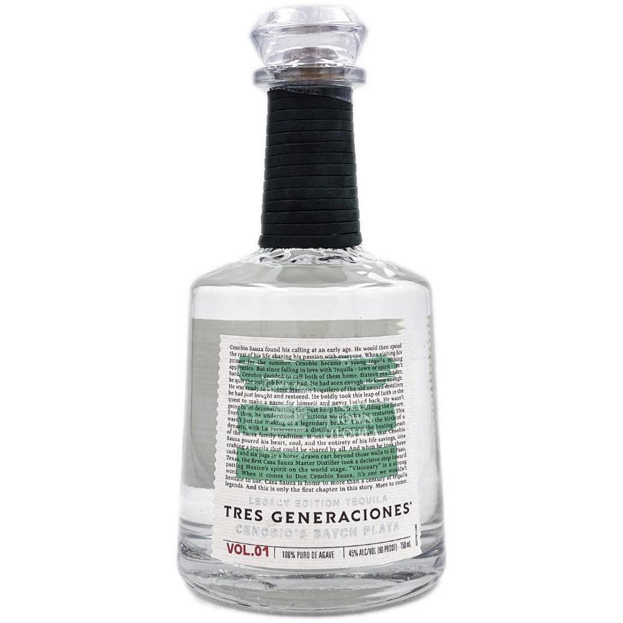 Tres Generaciones Legacy Edition Vol 1 Cenobio's Plata Tequila | Free Shipping on orders $400+
