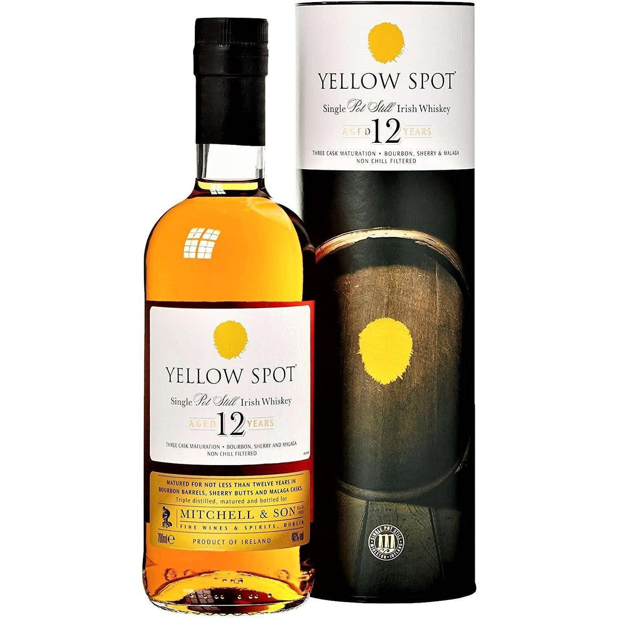 Yellow Spot 12 Years Single Pot Still Irish Whiskey | Free Shipping on orders $400+