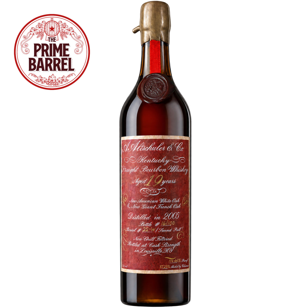 A. Altschuler and Co. 19 Year "Ristretto" Single Barrel Straight Bourbon The Prime Barrel Pick #161 | Free Shipping on orders $400+