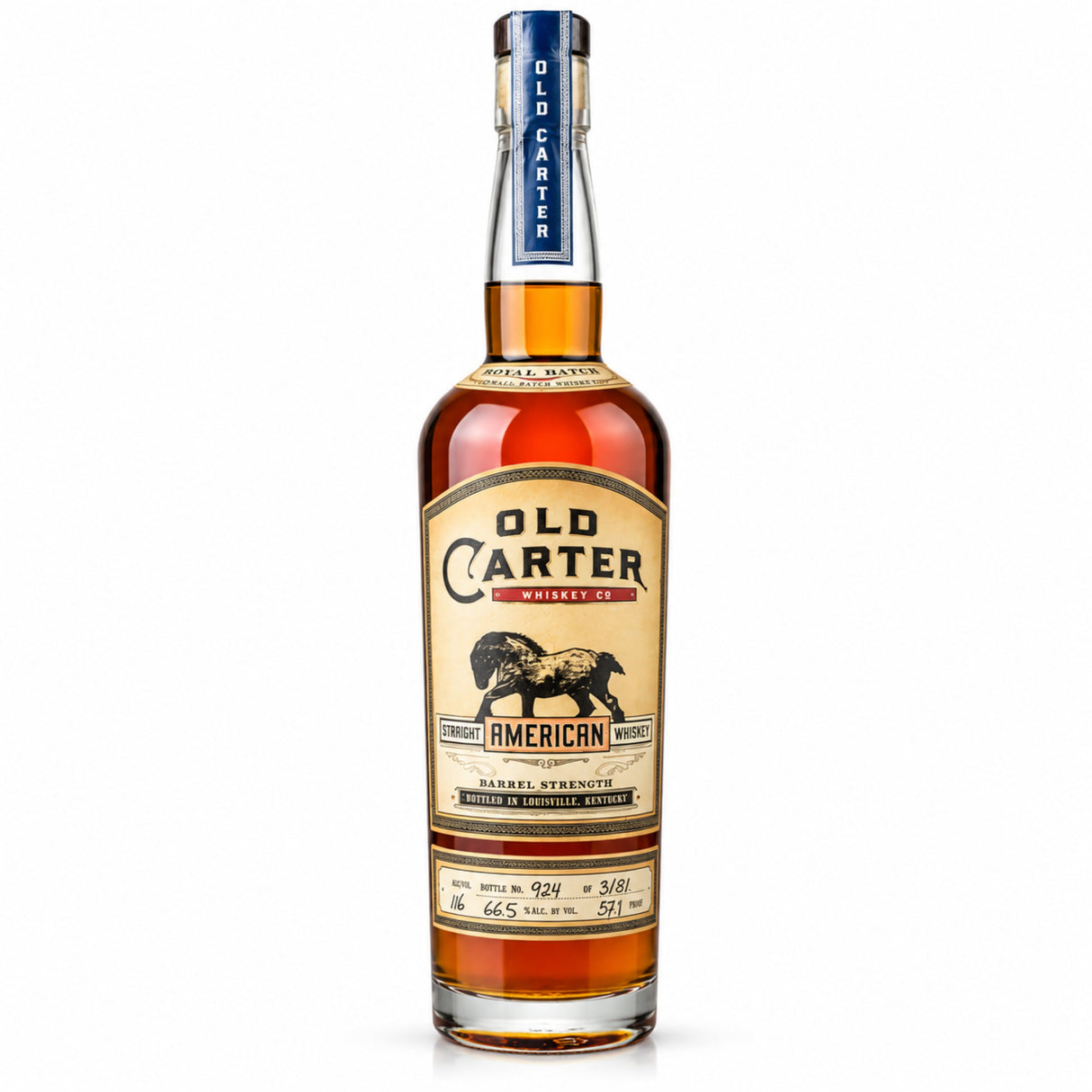 Old Carter Barrel Strength Straight American Whiskey