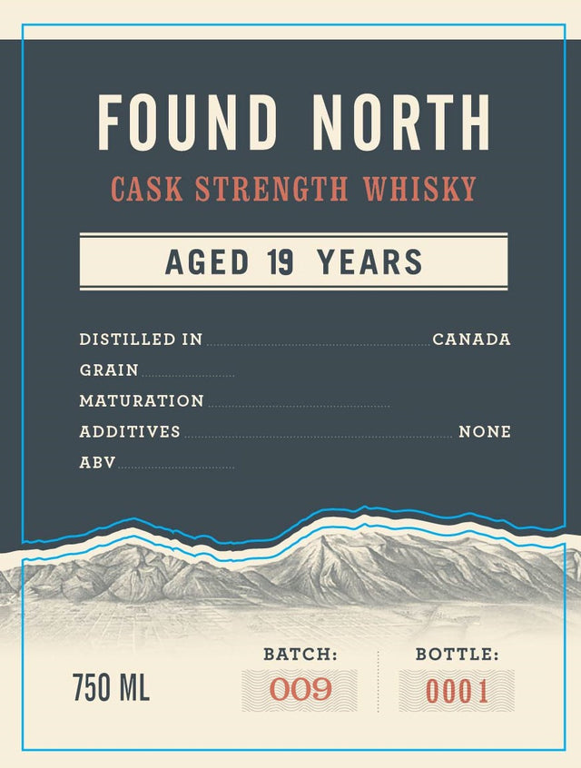 Found North 19 Years Old Cask Strength Whisky Batch 009