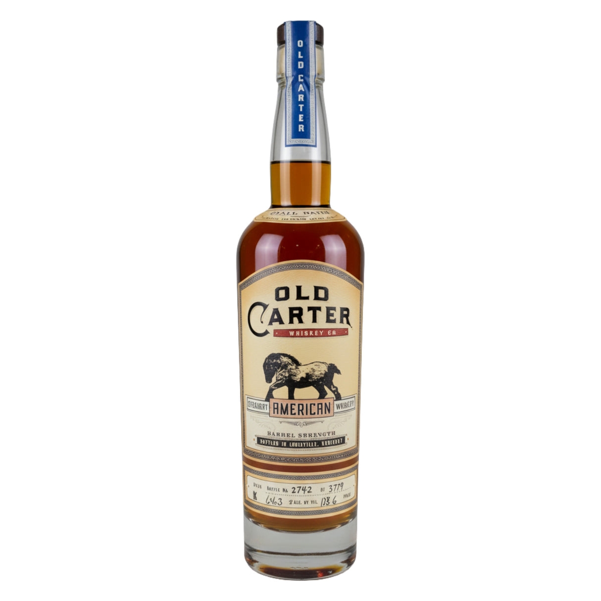 Old Carter Barrel Strength Straight American Whiskey
