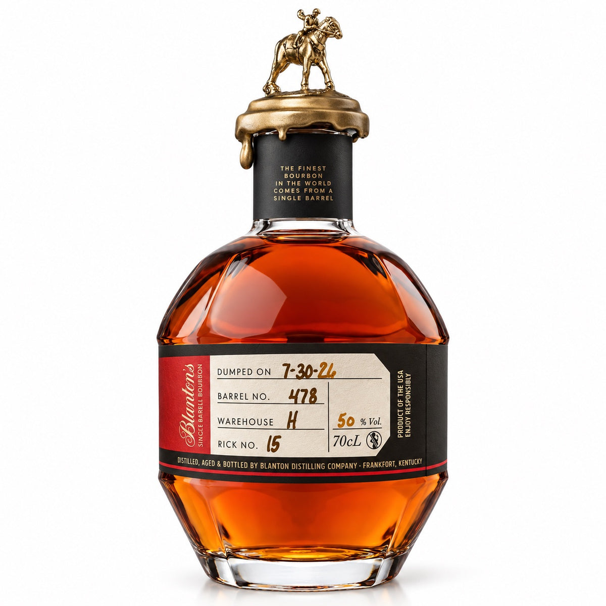 Blanton's La Maison du Whisky 2026 - Barrel 478 - Ruby (Rubis) Edition - 100 Proof