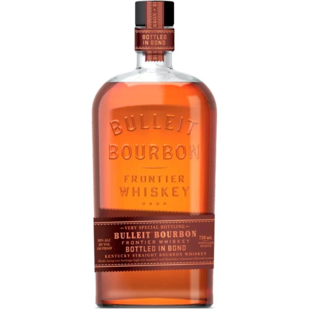 Bulleit Frontier Whiskey Bottle in Bond Kentucky Straight Bourbon Whiskey