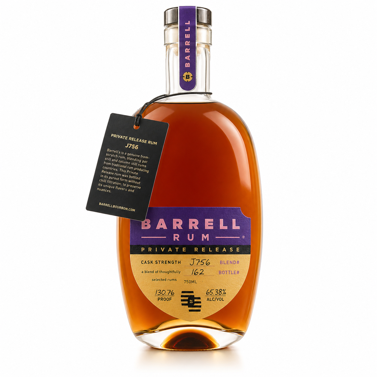 Barrell Private Release Jamaica and Barbados Cask Strength Rum Finished In Sauternes Barrel J756 | Free Shipping on orders $400+