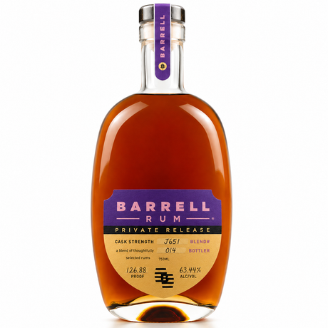 Barrell Private Release Jamaica and Barbados Cask Strength Rum Finished in a Dunn Vineyards Cabernet Sauvignon Barrel J651 | Free Shipping on orders $400+