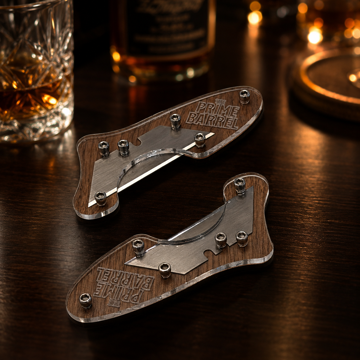 Prime Barrel Wax Cutter & Bottle Opener with Replaceable Blade