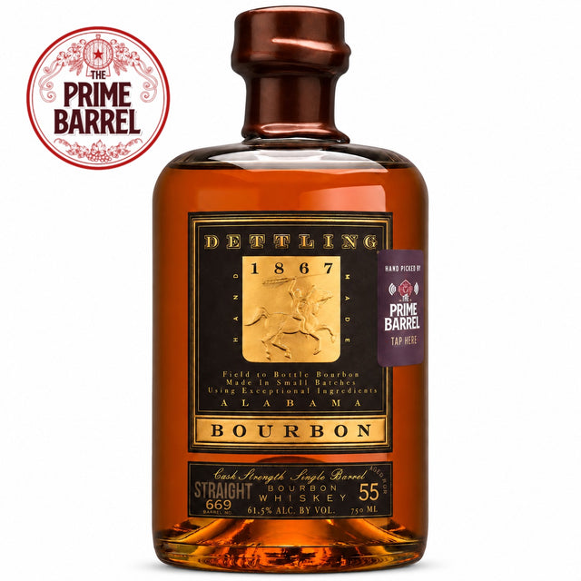 Dettling "The Bourbon Bistro: Second Serving" 55 Months Cask Strength Single Barrel Bourbon The Prime Barrel Pick #171 | Free Shipping on orders $400+