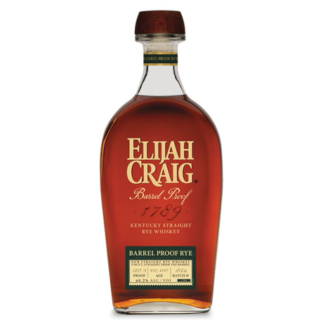 Elijah Craig Barrel Proof Kentucky Straight Rye Whiskey | Free Shipping on orders $400+