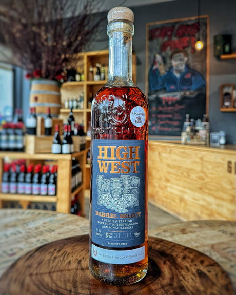 High West “Have Merci” Barrel Select Blend of Straight Bourbon Whiskeys Finished in Armagnac Barrels The Prime Barrel x R-Bourbon Pick