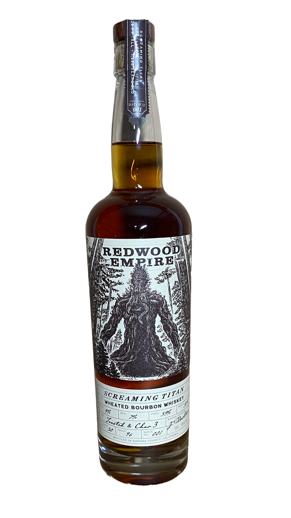 Redwood Empire Screaming Titan Wheated Bourbon Whiskey