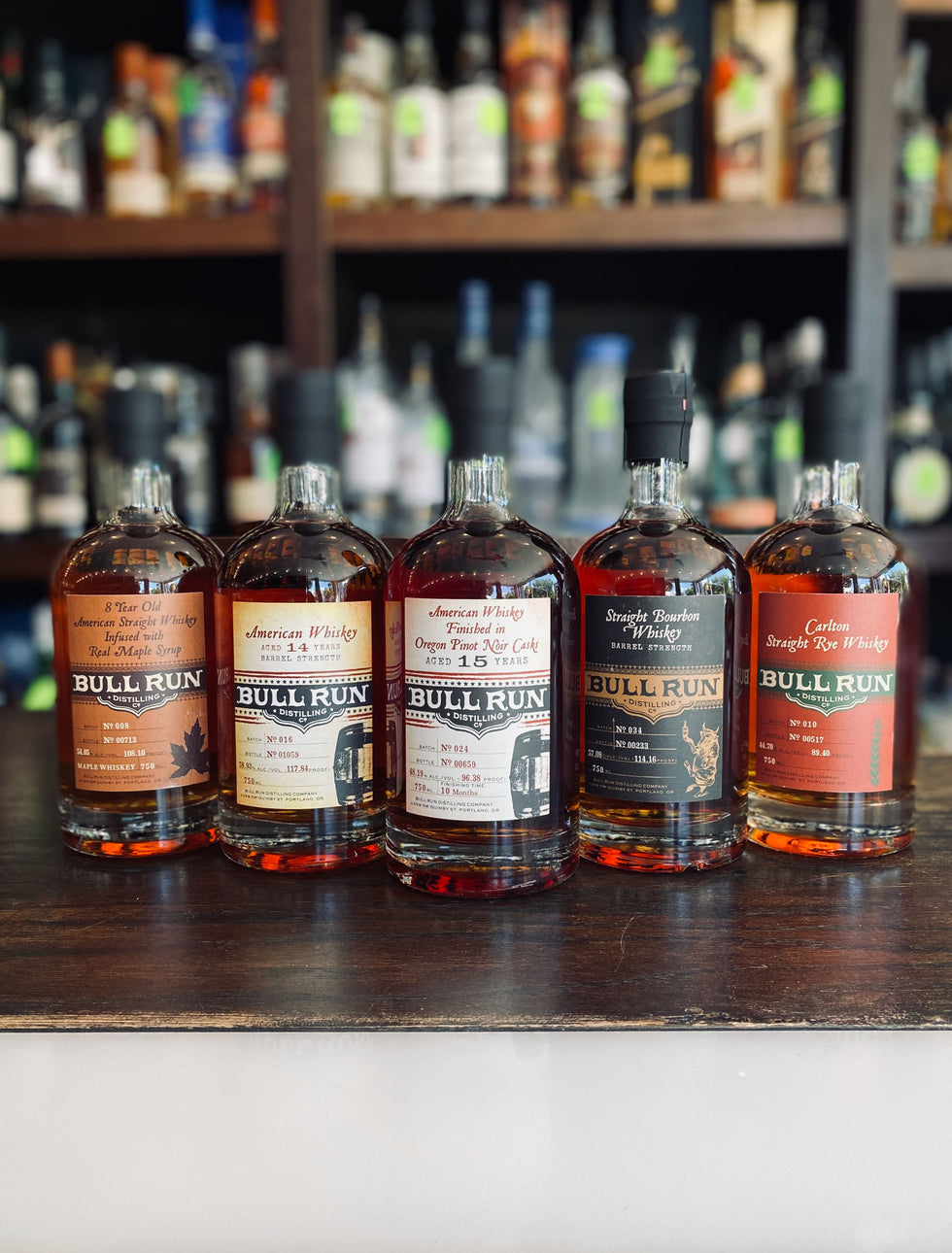 Bull Run Whiskies at De Wine Spot