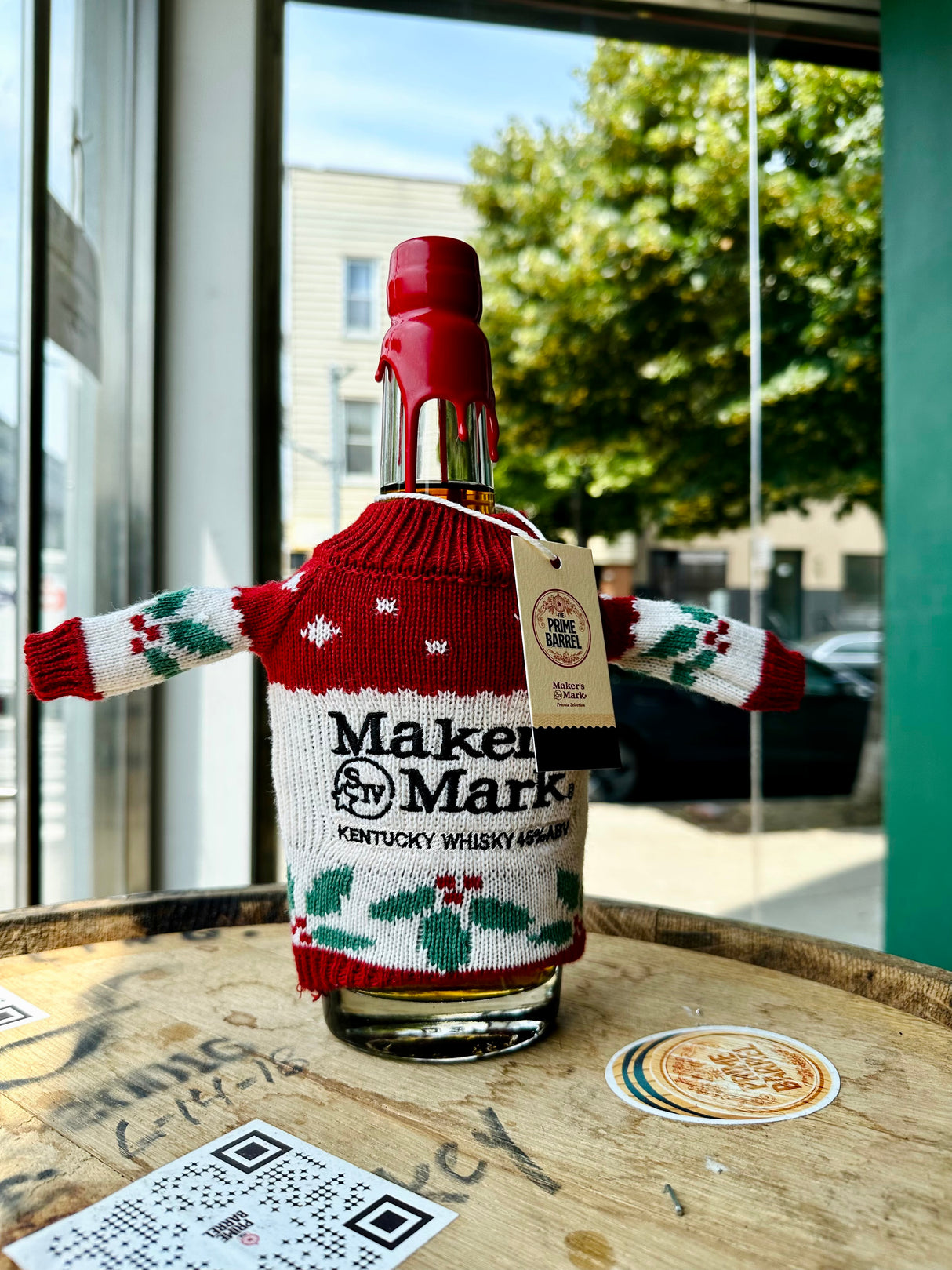 Maker’s Mark ”X-mas in July” Private Select Single Barrel Kentucky Straight Bourbon Whiskey The Prime Barrel Pick #65 - De Wine Spot | DWS - Drams/Whiskey, Wines, Sake