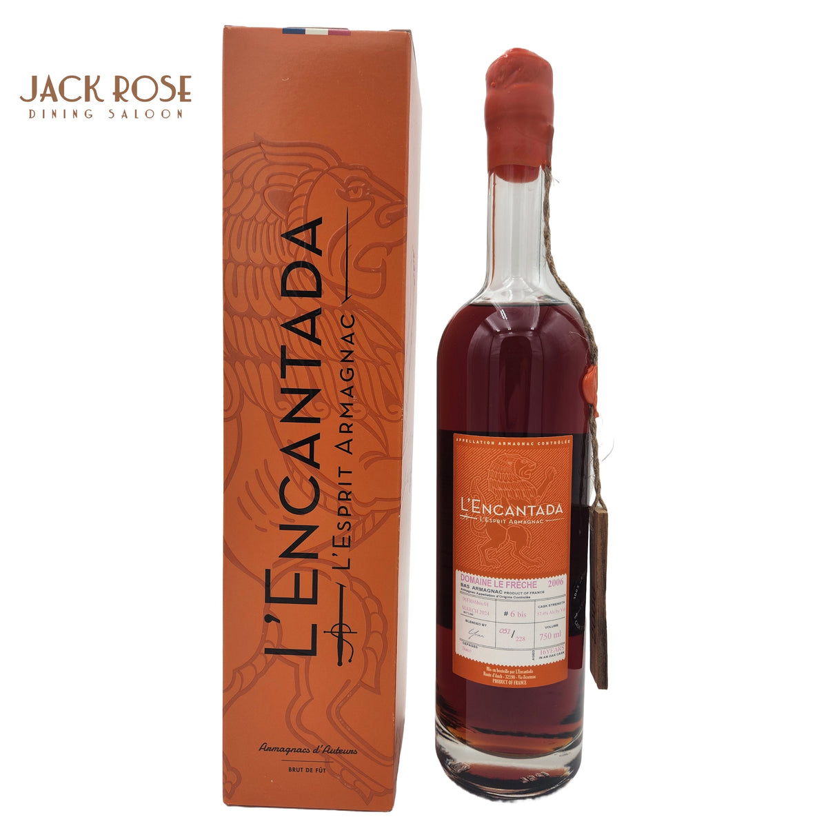 L'Encantada Domaine Le Freche 2006 16 Year Armagnac Jack Rose