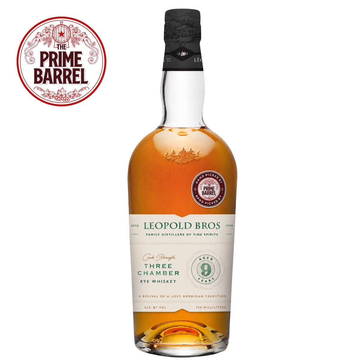 Leopold Bros. "The Ryevivalist" 9 year Three Chamber Single Barrel Rye Whiskey The Prime Barrel Pick #160 | Free Shipping on orders $400+