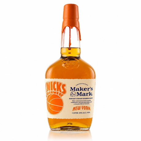 Maker's Mark New York Knicks Limited Edition Kentucky Straight Bourbon | Free Shipping on orders $400+