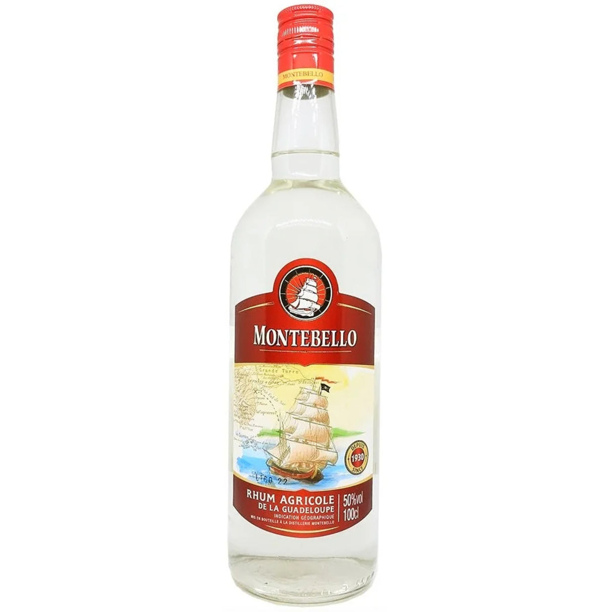Montebello White Rum Rhum Agricole De La Guadeloupe | Free Shipping on orders $400+
