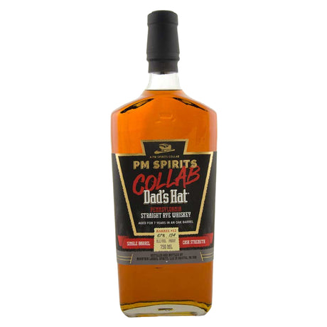 Dad's Hat PM Spirits Collab 7 Years Old Single Barrel Cask Strength Pennsylvania Straight Rye Whiskey