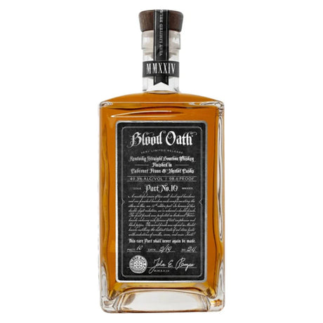 Blood Oath Kentucky Straight Bourbon Whiskey Pact No.10