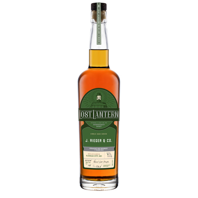 Lost Lantern J. Rieger & Co. Missouri Straight Rye Whiskey Single Cask