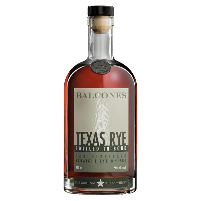 Balcones Bottle-In-Bond Pot Distilled Straight Whiskey Rye 100 Proof