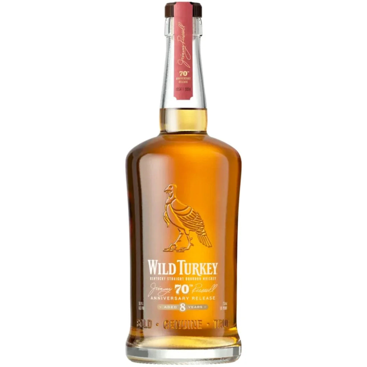 Wild Turkey Jimmy Russell 70th Anniversary Release Straight Bourbon Whiskey