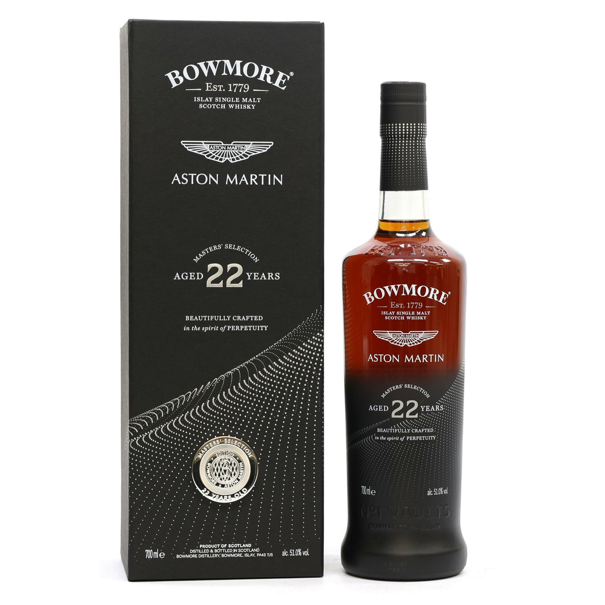 Bowmore Aston Martin Masters Selection 22 Years Islay Single Malt Scotch Whisky - De Wine Spot | DWS - Drams/Whiskey, Wines, Sake