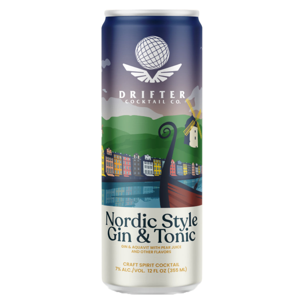 Drifter Craft Cocktails Nordic Gin & Tonic Single Can