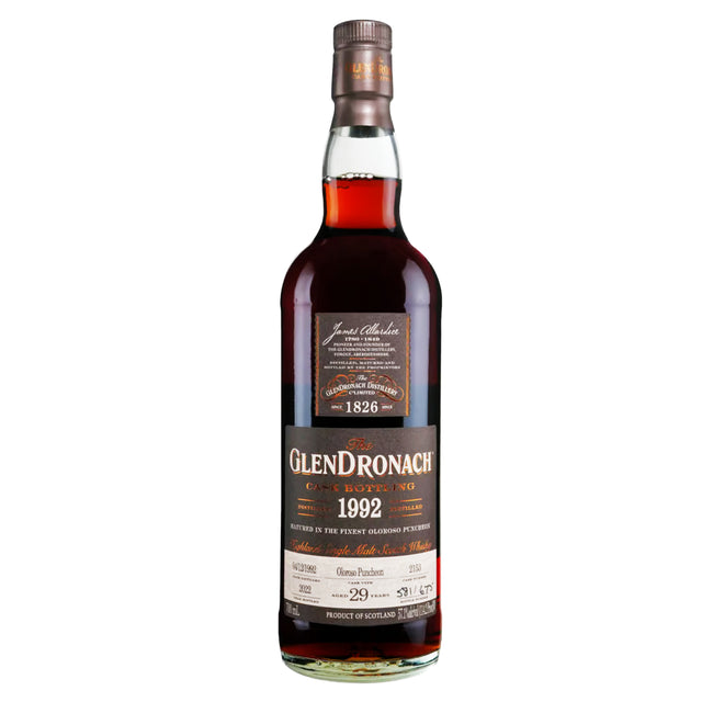 The Glendronach 1992 29 Year Oloroso Sherry Butt Cask