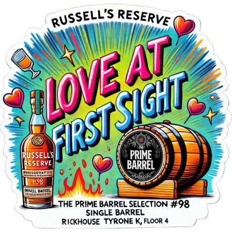 Russell's Reserve 9.5 Year Private Barrel Selection Kentucky Straight Bourbon Whiskey The Prime Barrel Pick #98