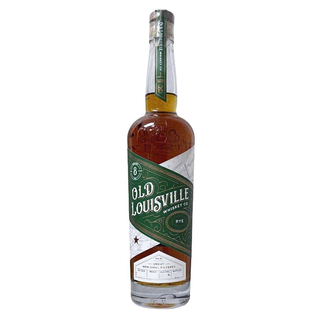 Old Louisville Whiskey 8 Year Toasted Straight Rye Whiskey | Free Shipping on orders $400+