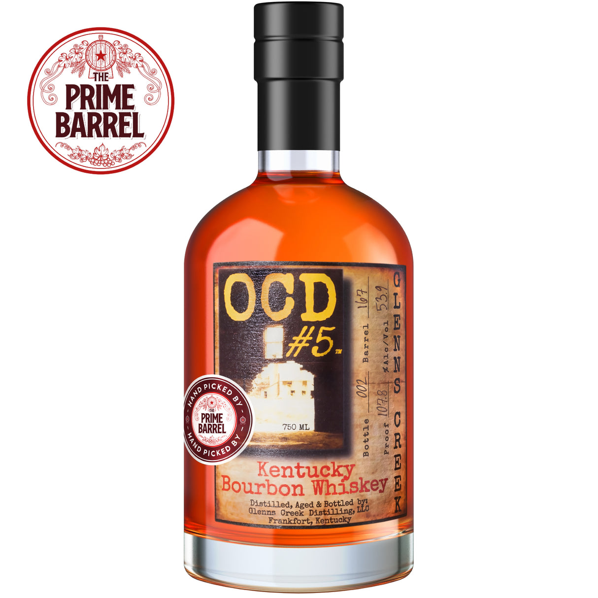 Glenn’s Creek "Tesla" OCD #5 Kentucky Straight Bourbon The Prime Barrel Pick #120