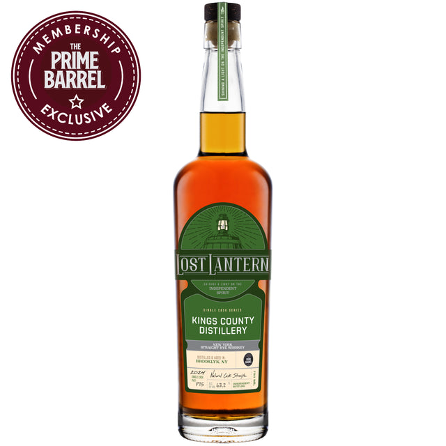 Lost Lantern Single Cask Series Kings County Distillery New York Straight Rye Whiskey The Prime Barrel Pick #119