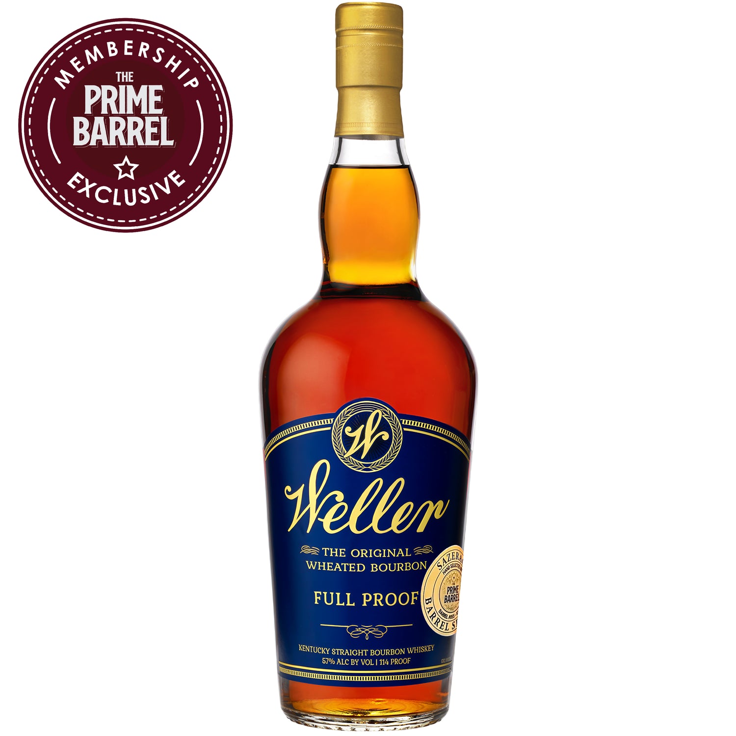 W.L. Weller Full Proof Kentucky Straight Bourbon Whiskey The Prime Barrel Pick #132